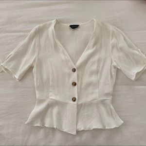 Cream Blouse